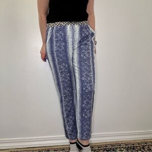 Derek Lam 10 Crosby Street Mixed Print 100% Silk Pull on Pant MED $108
MSRP